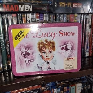 I Love Lucy lunch box with DVDs